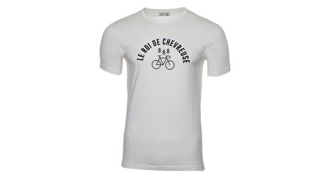 T shirt lebram x sports d epoque roi de chevreuse blanc marshmallow
