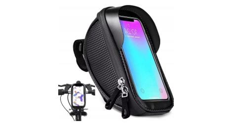 Sacoche de guidon vélo avec porte-téléphone 1,6 litre