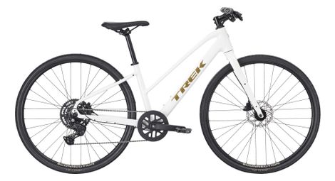 Vélo fitness trek fx2 midstep shimano cues 9v 700 mm blanc gén. 4