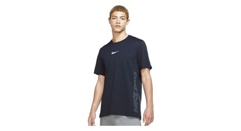 Maillot manches courtes nike pro dri fit burnout bleu