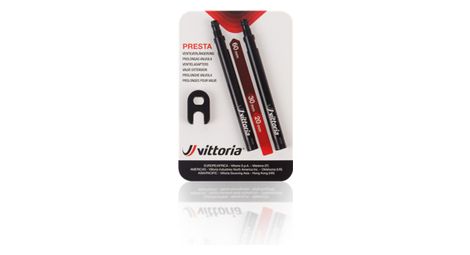 Vittoria coppia di prolunga vave in alluminio + chiave inglese 20 mm