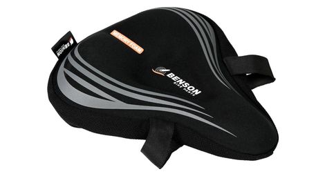 Tapis de selle vélo foam tech - noir - femmes/hommes