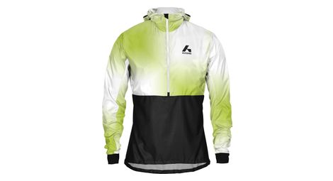 Chaqueta Surpas Stride blanca/verde/negra para hombre