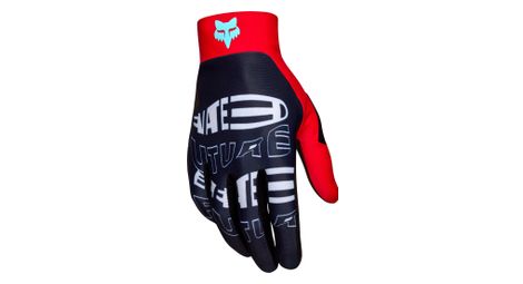 Lange handschuhe fox flexair elevated blau navy/rot
