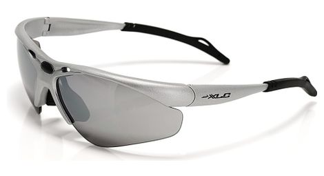 Xlc paire de lunettes de soleil tahiti argent sg c02