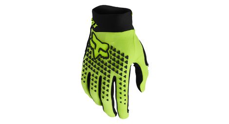 Gants longs fox defend jaune fluo