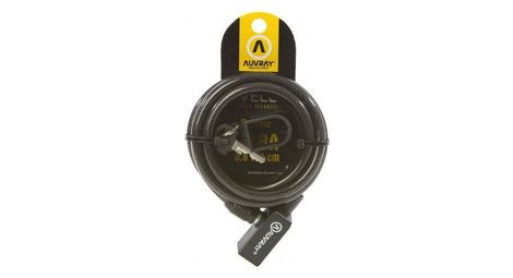 Auvray - antivol vélo spirale ø10 - spiral + bracelet - longueur 150cm - acier tressé - fiable et résistant