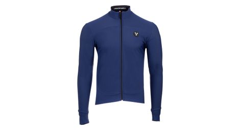 Maillot manches longues lebram allos bleu coupe ajustee