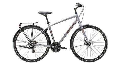 Velo de ville trek verve 1 equipped shimano tourney altus 8v gris 2023