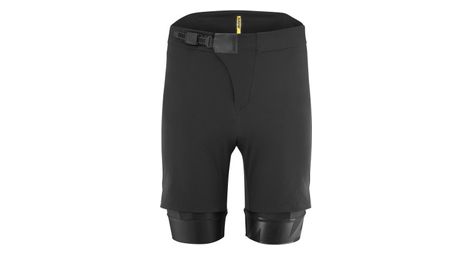 Short 2 en 1 mavic crosstrail padded noir