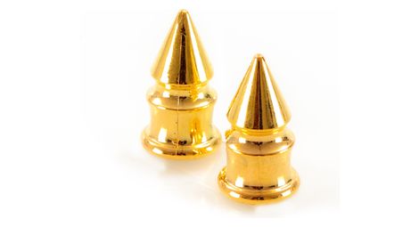 Bouchons de valve caps spike gold