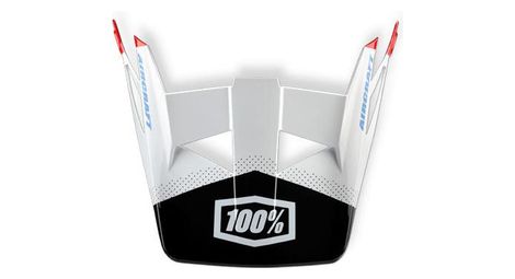 Visière de rechange pour casque 100% aircraft - r8 blanc