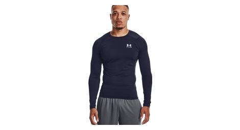 Under armour heatgear armour long sleeve compression jersey blue