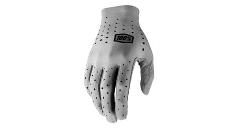 Long gloves 100% sling gray