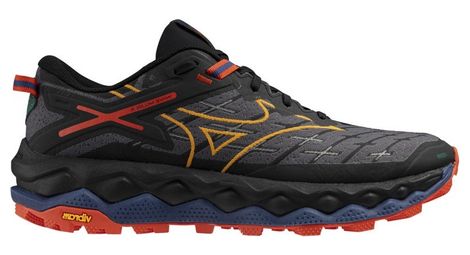 Zapatillas mizuno wave mujin 10 trail negro/azul/naranja hombre