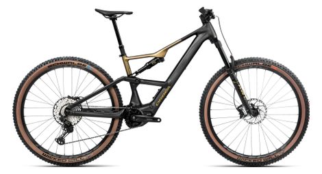 Orbea rise sl h20 elektrische volledig geveerde mtb shimano deore xt/slx 12s 630 wh 29'' diamant zwart splash olijfgroen 2025