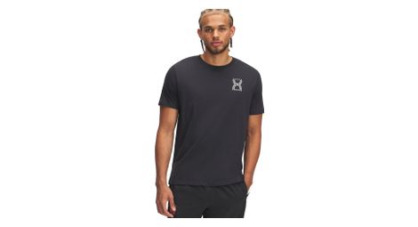 Under armour run 96 maillot de manga corta negro hombre
