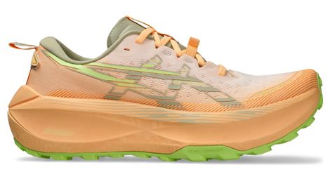 Zapatillas trail asics trabuco max 4 naranja/verde, hombre