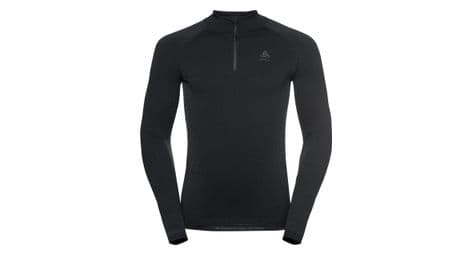 Maillot manches longues 1 2 zip odlo performance warm eco gris
