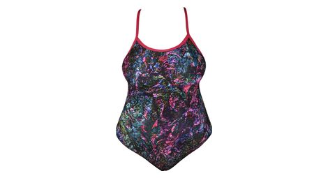 Women's arena mountains texture light drop back one-piece swimsuit plus size 