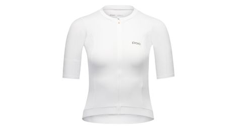 women s poc cadence short sleeve jersey in white