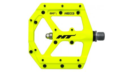 Ht components me03 evo+ flat pedals yellow