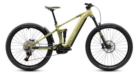 Mountain bike elettrica a sospensione completa Cube Stereo Hybrid One44 Pro 800 Shimano 12V 800 Wh Bosch 120 Nm 29'' Verde Softwillow 2027