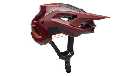 fox speedframe rs paranoid orange brown mtb helmet