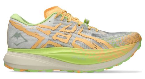 asics metafuji trail orange green unisex shoes