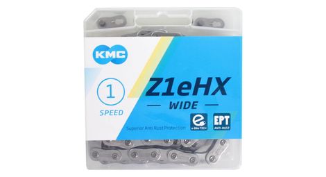KMC Chaîne de vélo Z1Ehx 1/8 Wide Ept 112 maillons