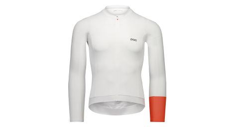Men s poc cadence long sleeve jersey in white