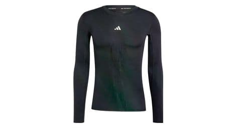 Maillot térmico adidas techfit base negro hombre