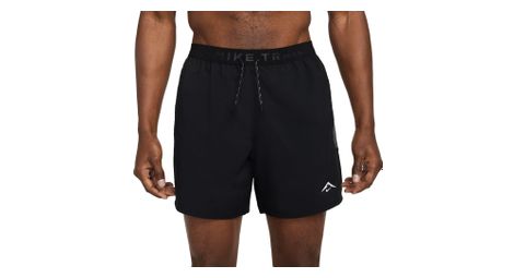 Pantalones cortos de trail nike dri-fit para hombre 6in negro