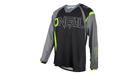 O'neal element fr long sleeve jersey zwart / fluoriserend geel