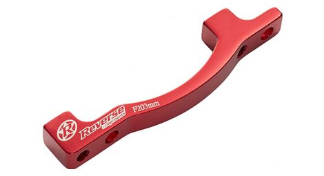 Reverse adaptateur frein pm pm 203mm rouge