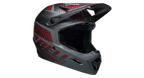 Casque intégral bell transfer gris rouge