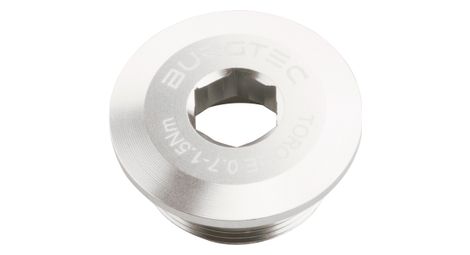 Tornillo de eje de pedalier autoextraíble Burgtec para bielas Shimano, compatible con Shimano XTR/XT/SLX/LX/Deore/Saint/Zee/bicicletas eléctricas, color plata rodio