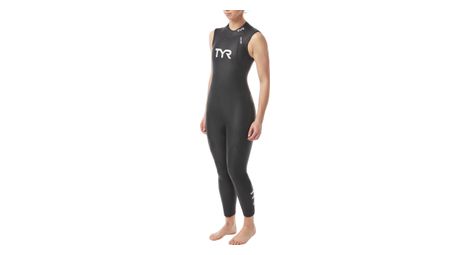 Traje de neopreno de triatlón sin mangas hurricane c1 para mujer negro