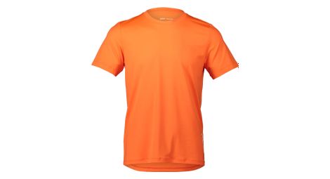 Poc reform enduro light orange short sleeve jersey