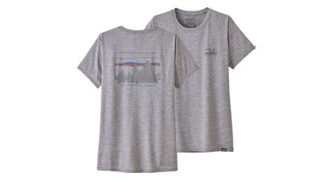 Camiseta patagonia w's cap cool daily graphic gris