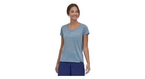 Camiseta técnica de mujer patagonia capilene® cool trail bikehenley azul claro