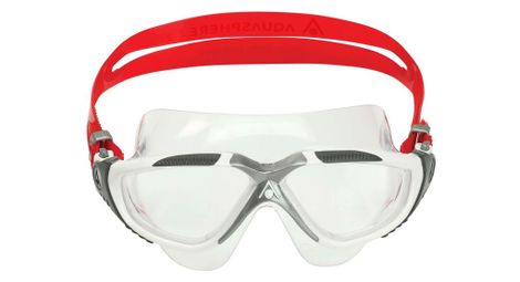 Lunettes de natation aquasphere vista rouge transparent