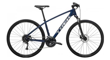 vtt semi rigide trek dual sport 2 shimano acera altus 9v 700 mm bleu mulsanne 2022