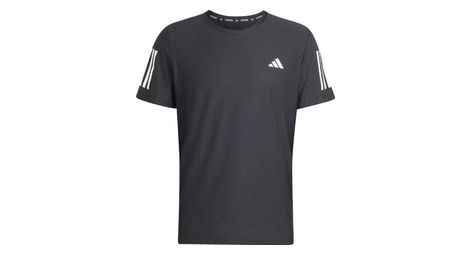 Maillot de manga corta adidas own the run negro hombre