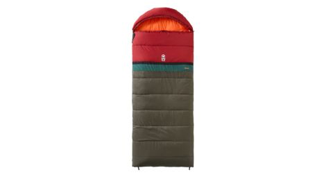Sac de couchage trekking vanoise 190 gris et rouge wilsa
