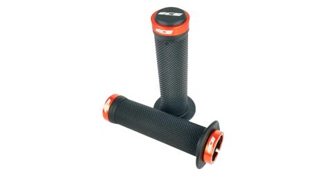 Ice fury grips lock-on zwart/rood