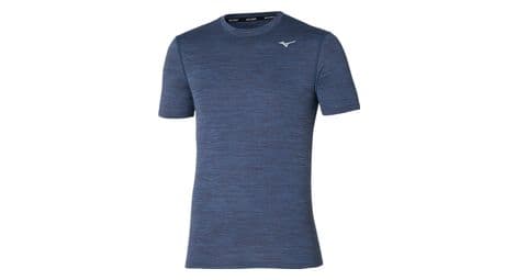 Mizuno impulse core kurzarm trikot blau herren