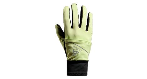 Gants hiver unisexe odlo intensity cover safety light noir/vert