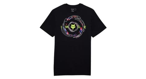 fox energy face kurzarm t shirt schwarz