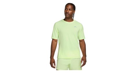 Maillot de manga corta nike dri-fit adv solar chase verde, hombre